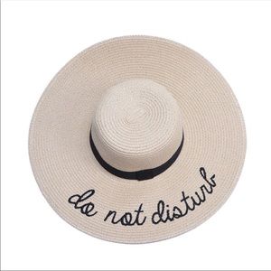 Do Not Disturb Beach Hat
